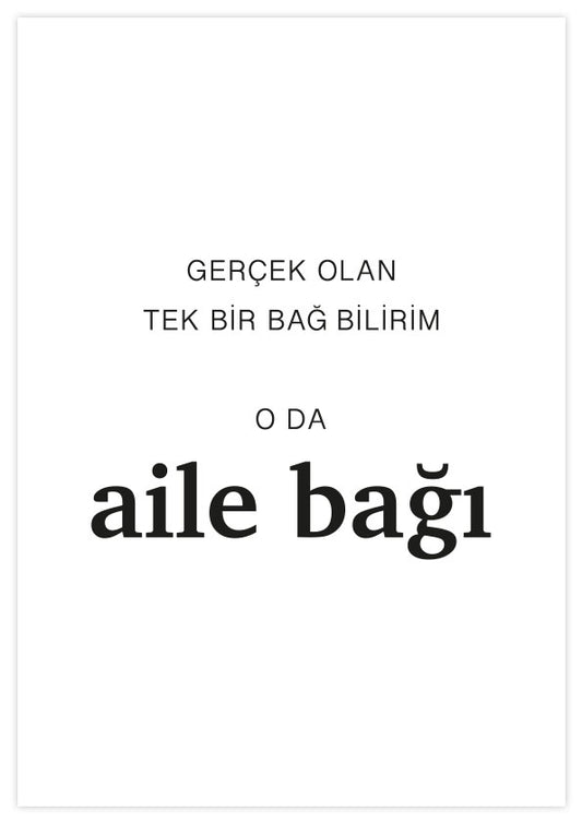 aile bagi Poster