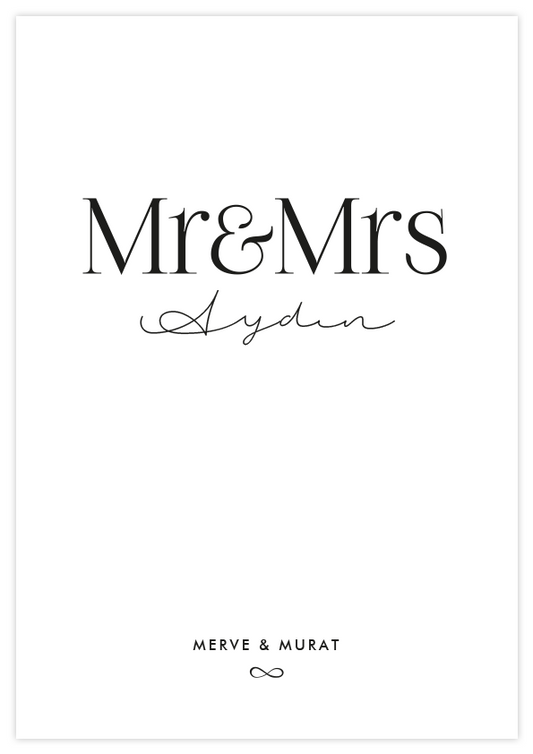 Mr&Mrs Poster
