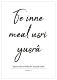 Fe inne meal usri yusra Poster