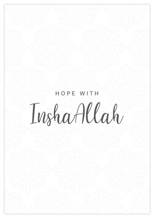 Hope with InshaAllah Poster