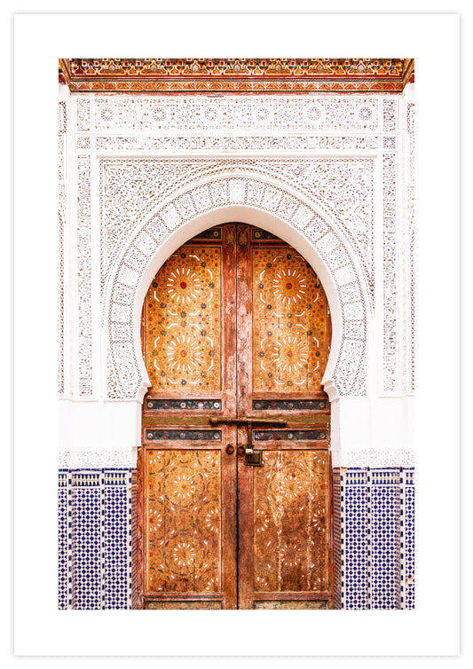 Morocco Door Poster